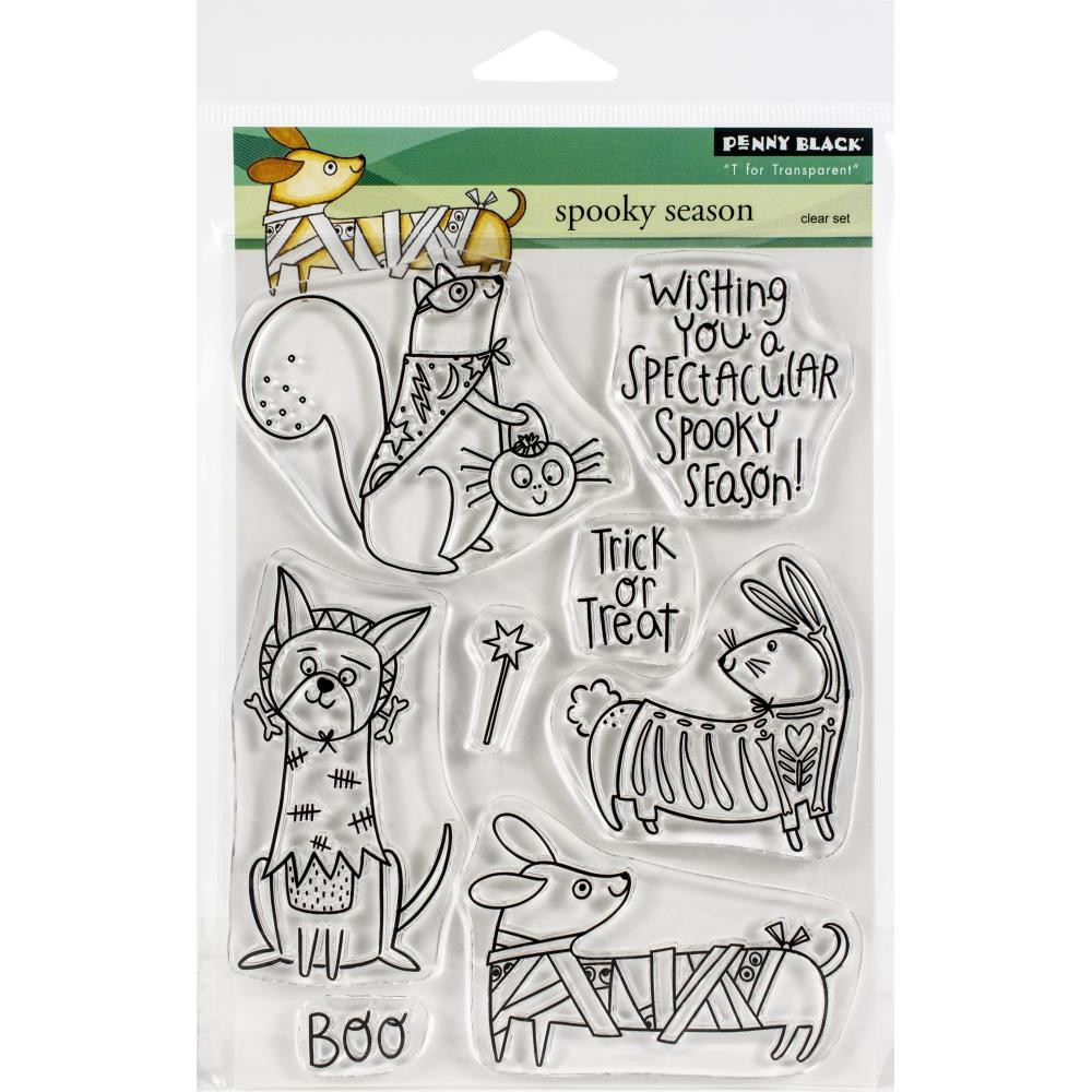 

Штамп Penny Black Clear Stamps, Spooky Season