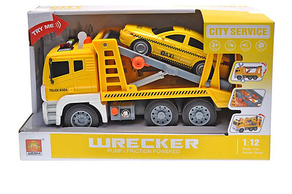

Игровой набор "Трейлер с машинкой" 1:12 WENYI (WY832A)