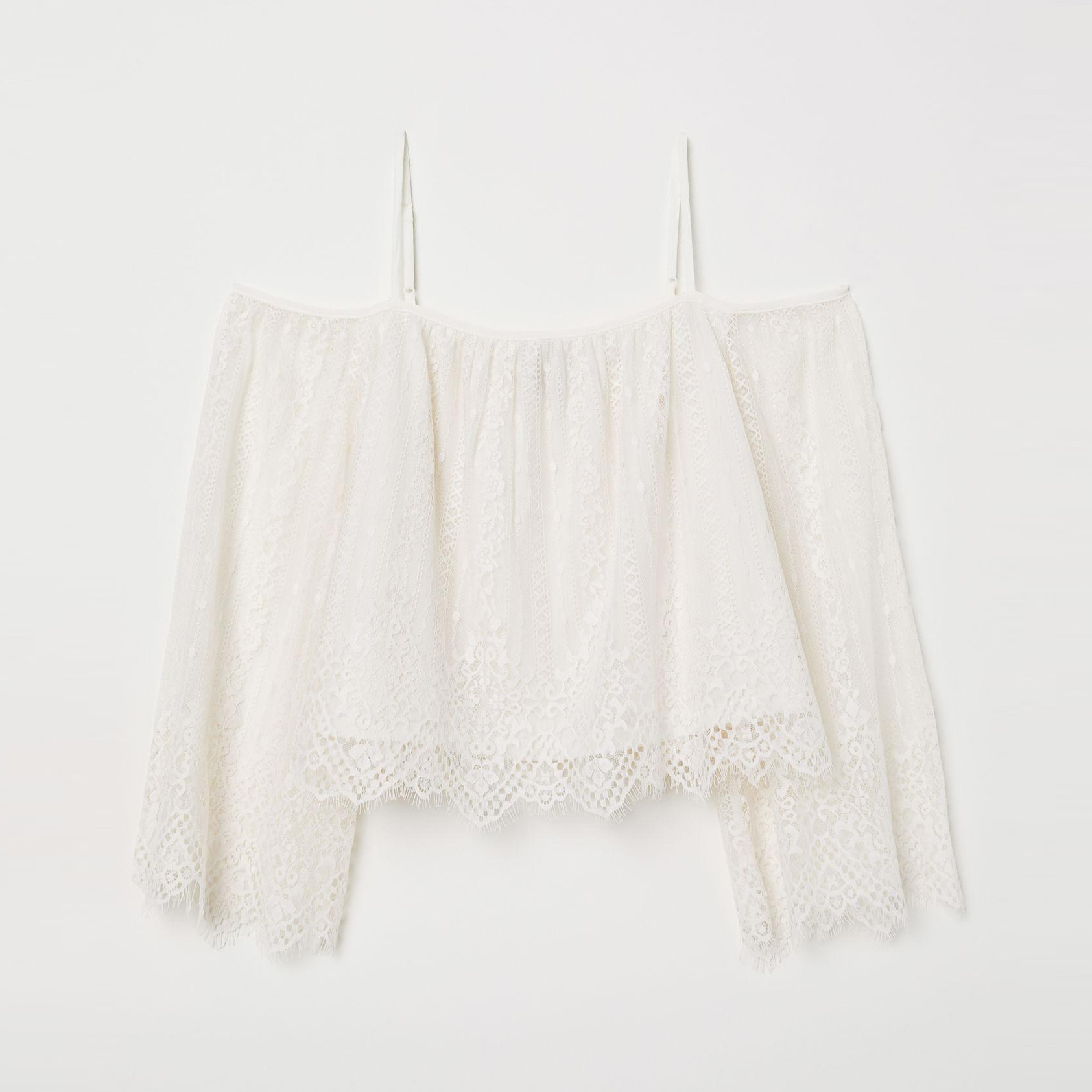 

Топ H&M 6114809-ABAK 36 Молочный