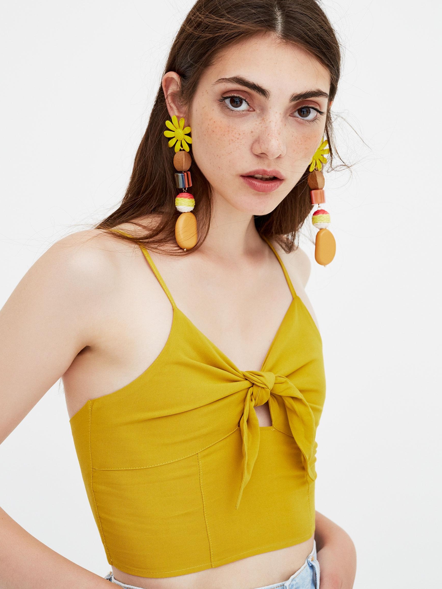 

Топ Pull & Bear 9471/339/305-ACUU S Желтый