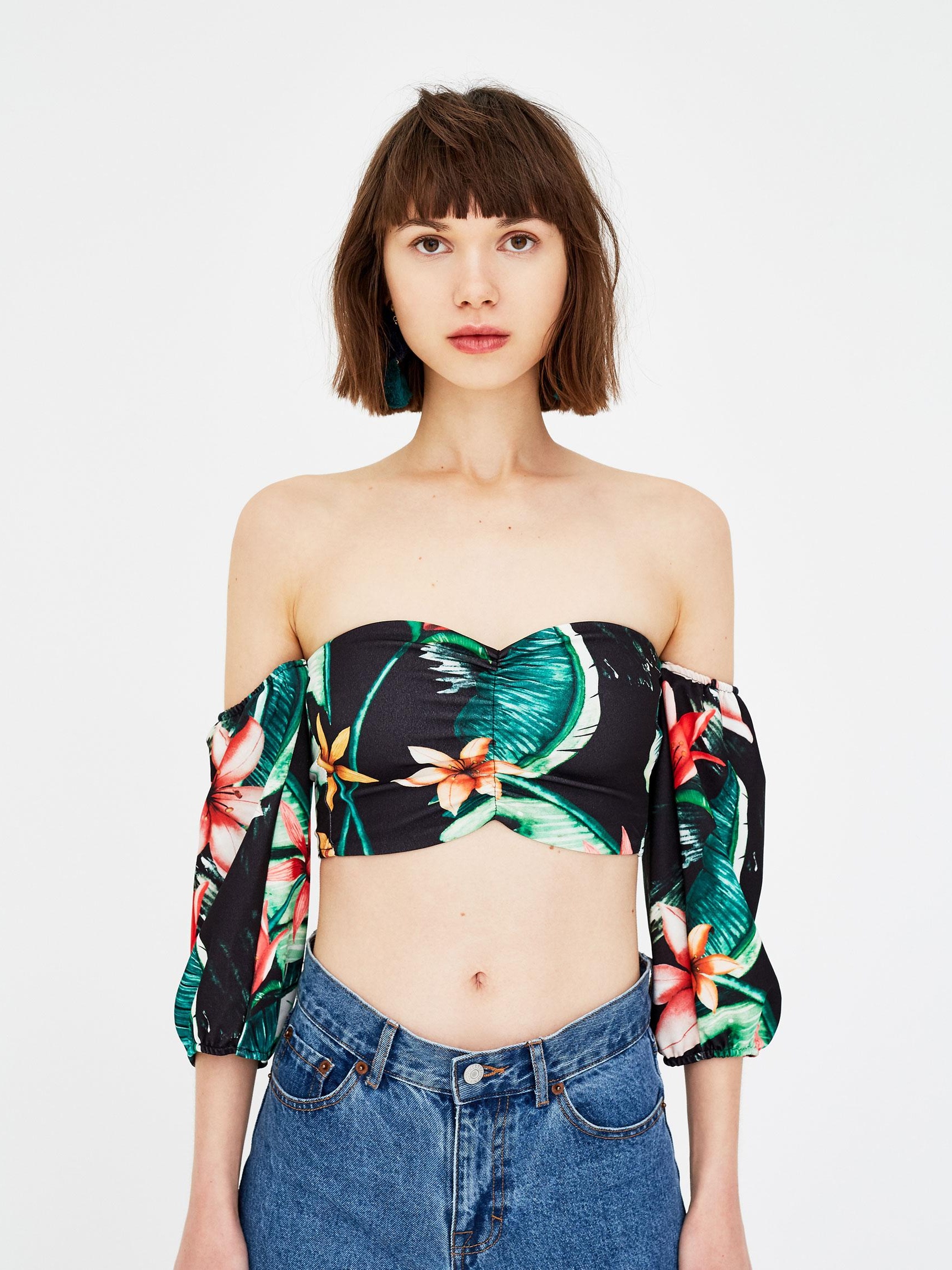 

Топ Pull & Bear 5232/327/800-AEPW S Черный