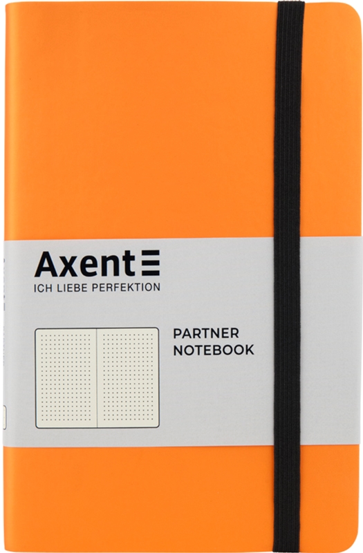 

Записная книга Axent Partner Soft 125х195 мм в точку 96 листов Оранжевая (8310-12-A)