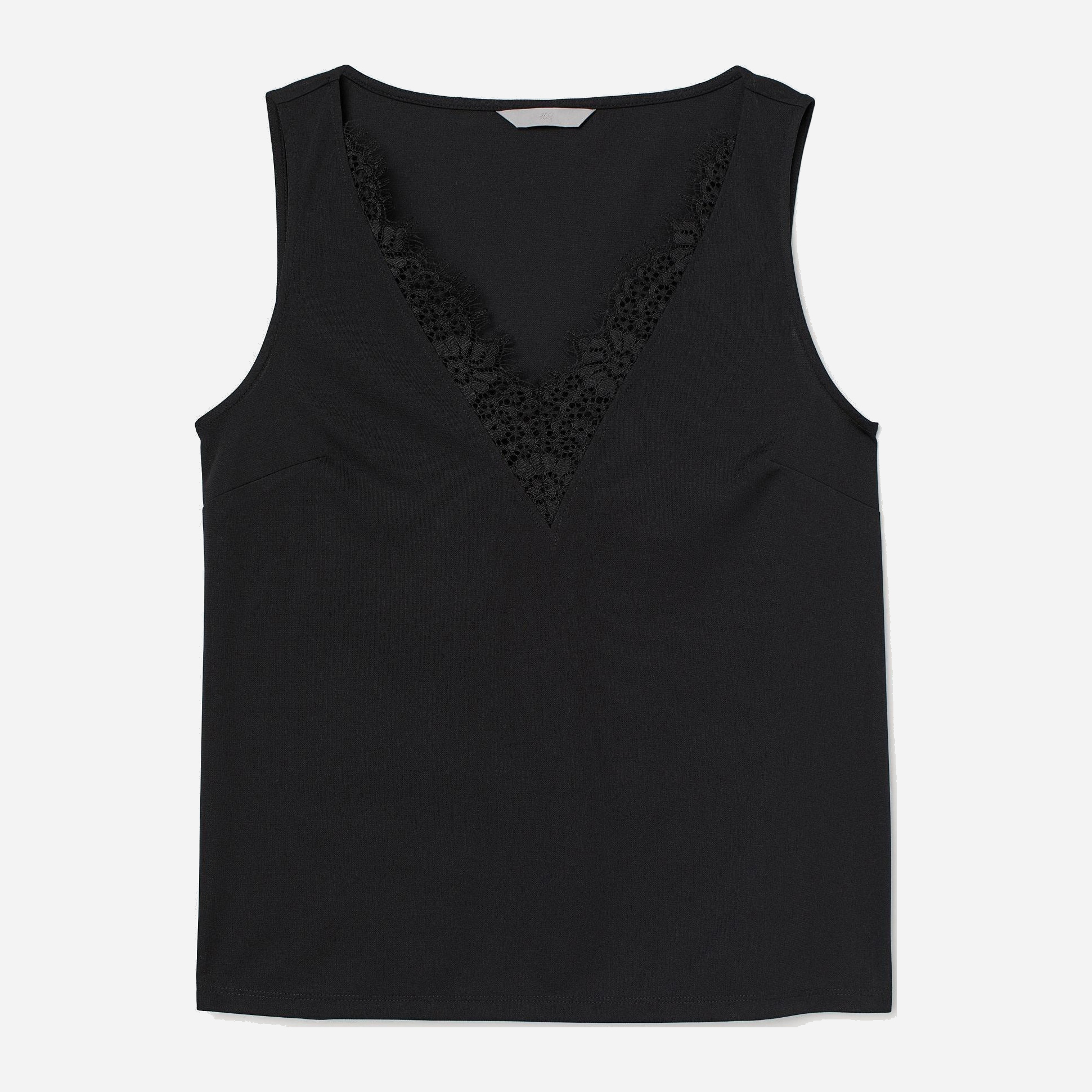 

Блузка H&M 7642800-AAAD XS Черная