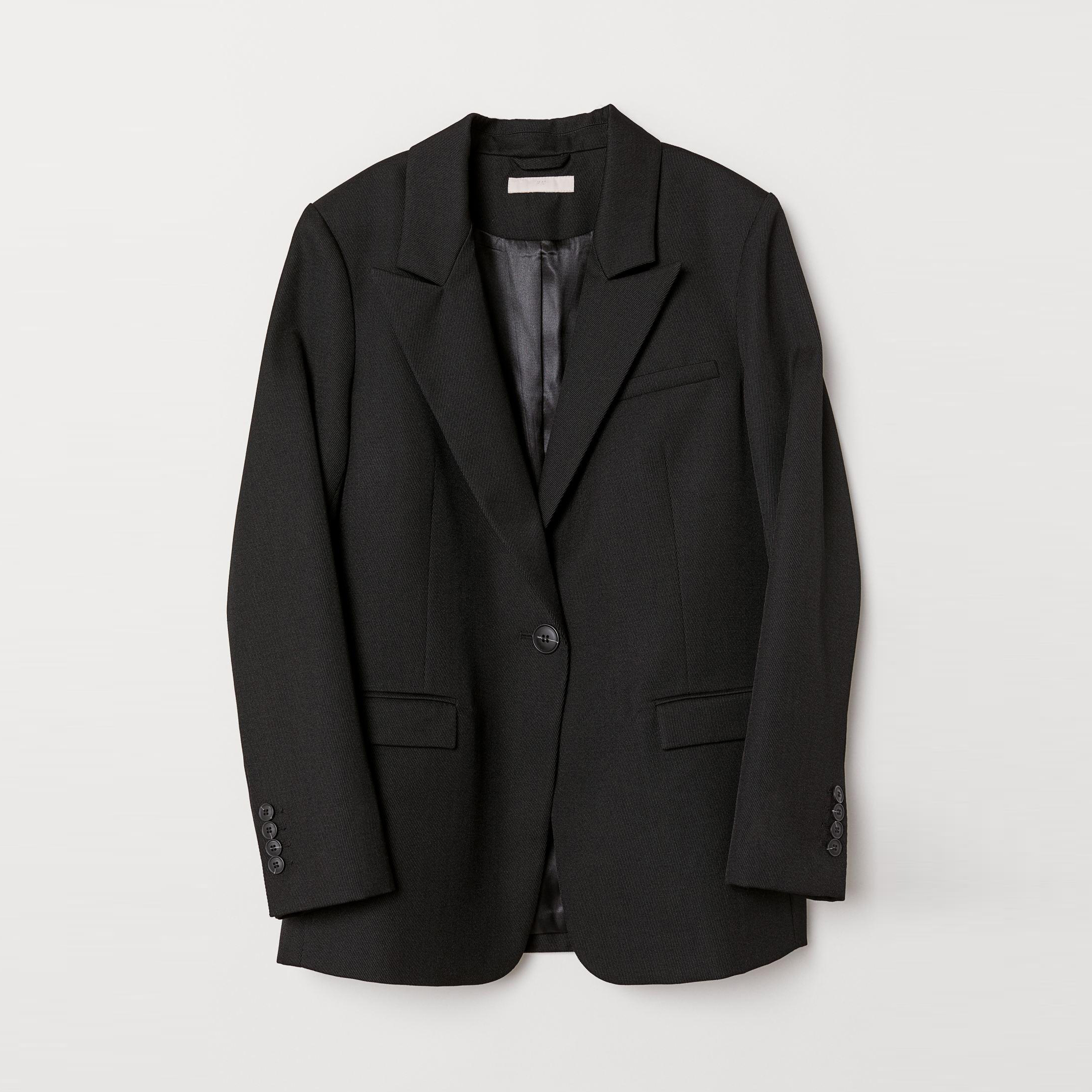 

Пиджак H&M 6906068-AAAD 46 Черный