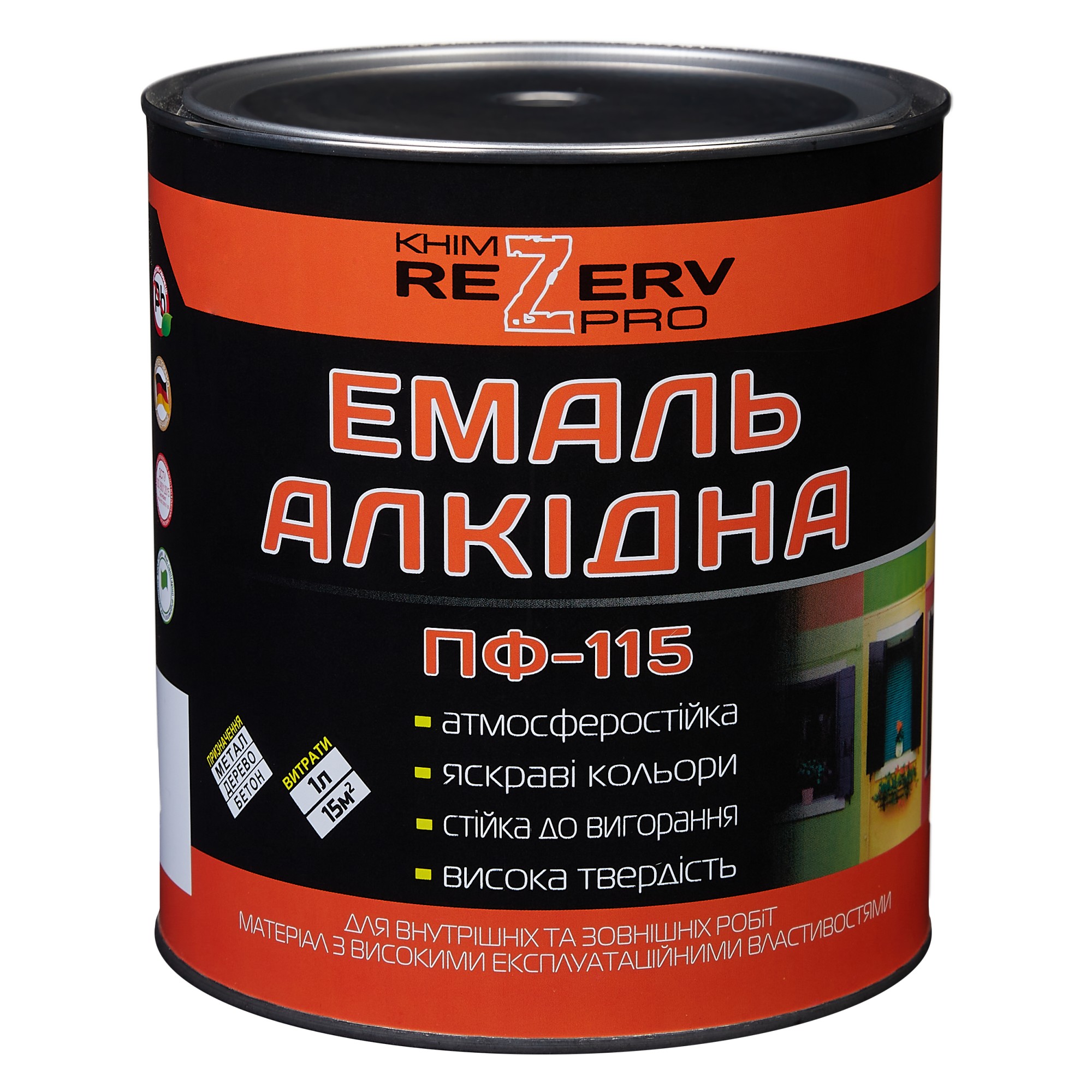 

Эмаль ПФ-115 KhimrezervPRO 2.8кг (3л) ярко-зелёная