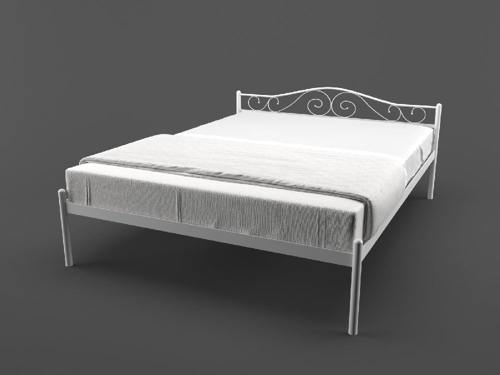 

Кровать MELBI Элис 160 см x 190 см Белый
