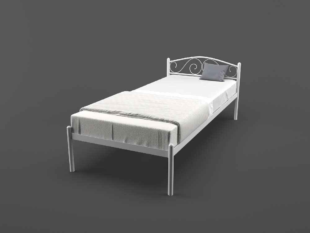 

Кровать MELBI Элис 90 см x 190 см Белый