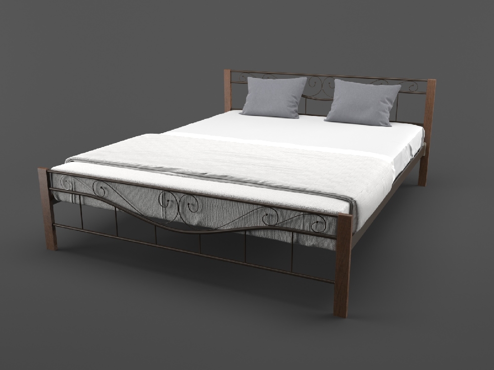 

Кровать MELBI Эмили 160 см х 200 см Коричневый