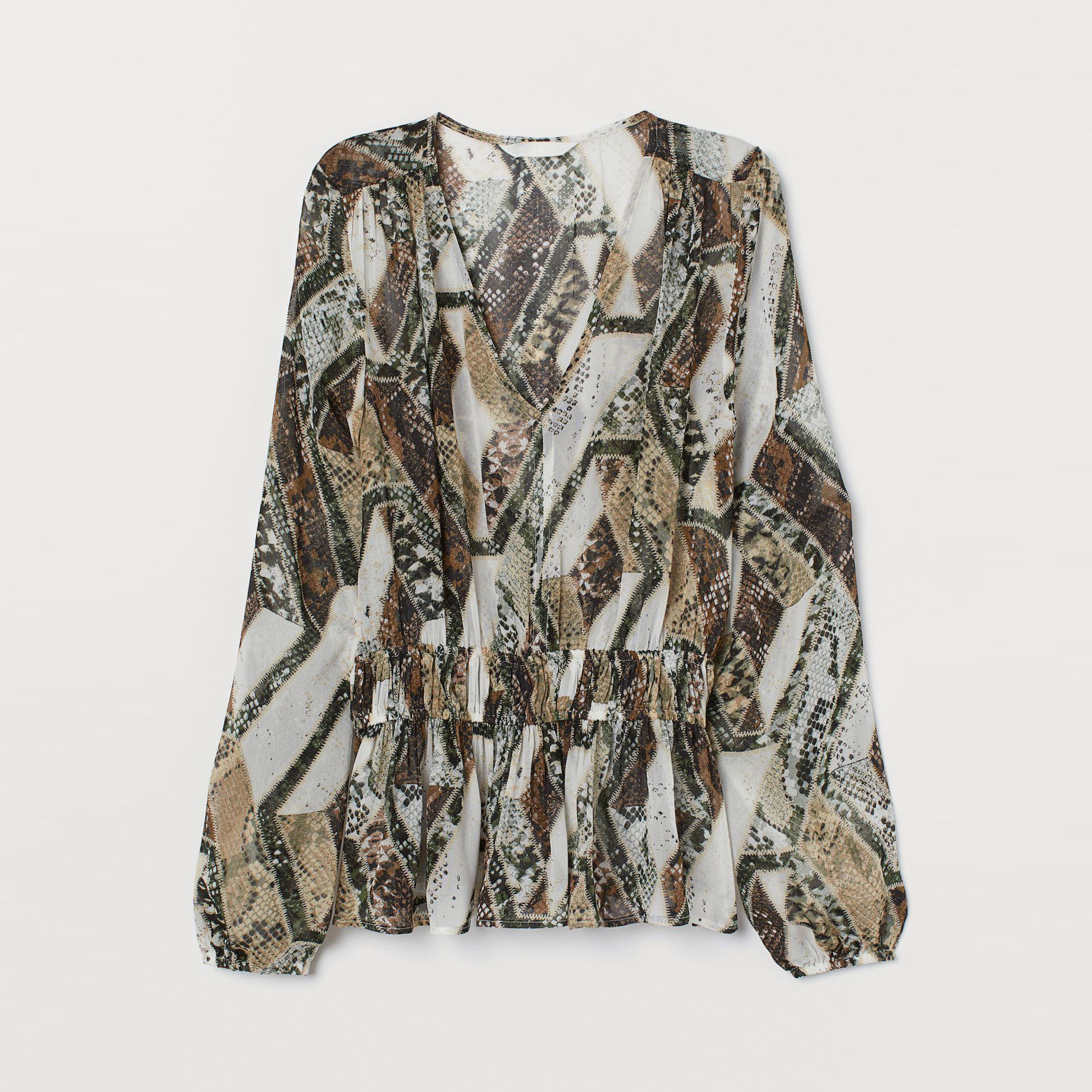 

Блузка H&M 7893010-AANL 38 Разноцветная