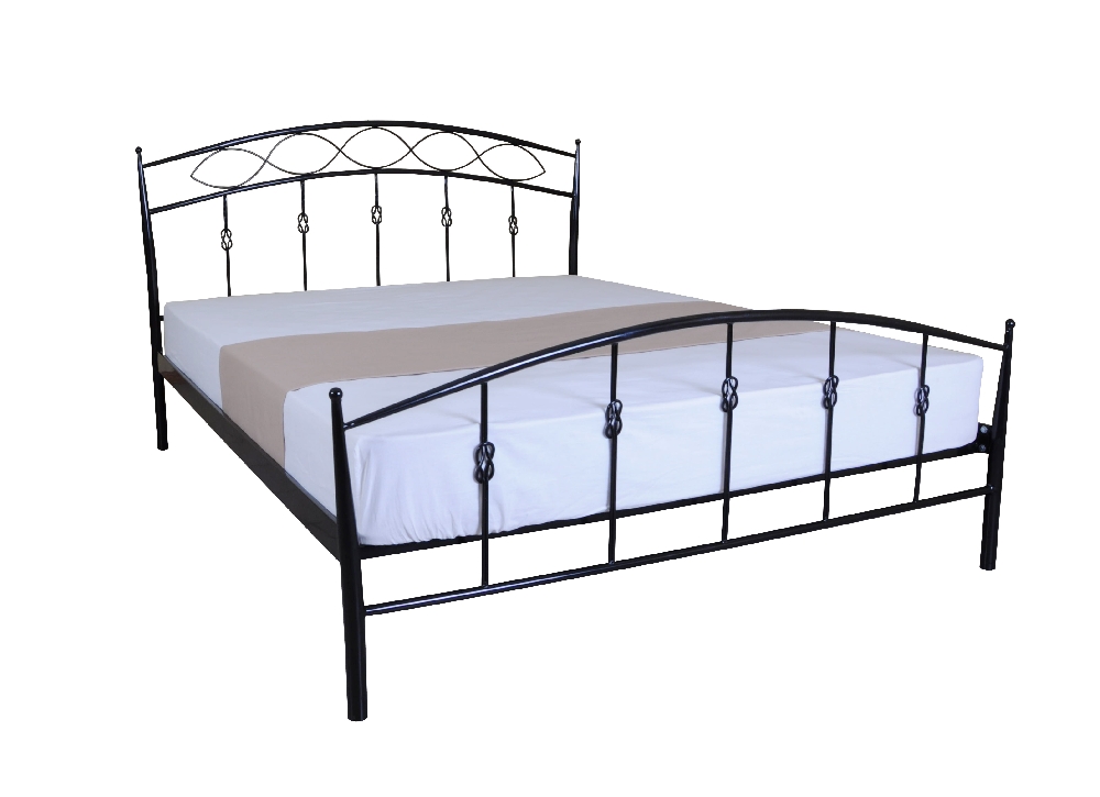 

Кровать MELBI Летиция 140 см x 190 см Черный