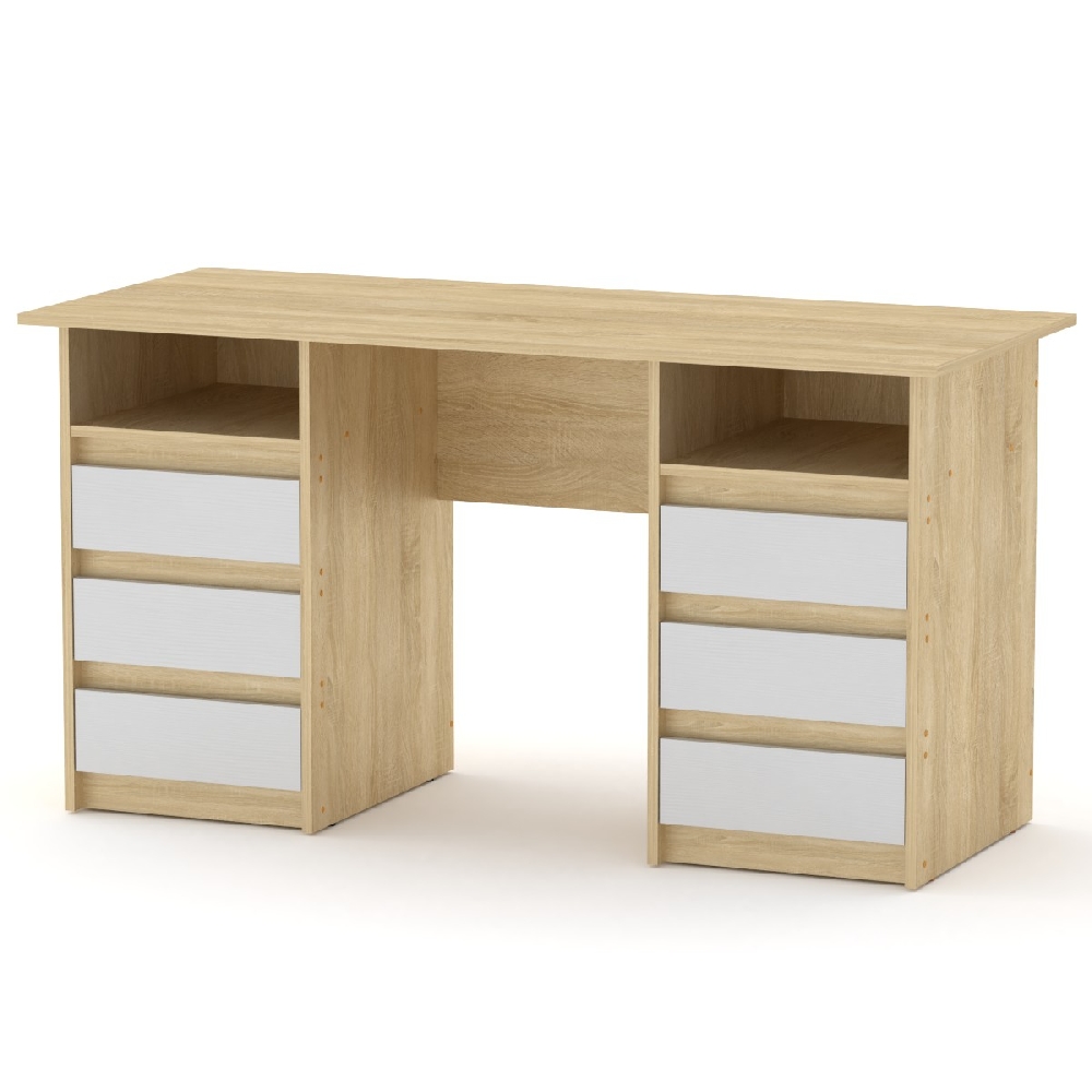 

Стол письменный KOMPANIT Декан-3 Дуб+Альба