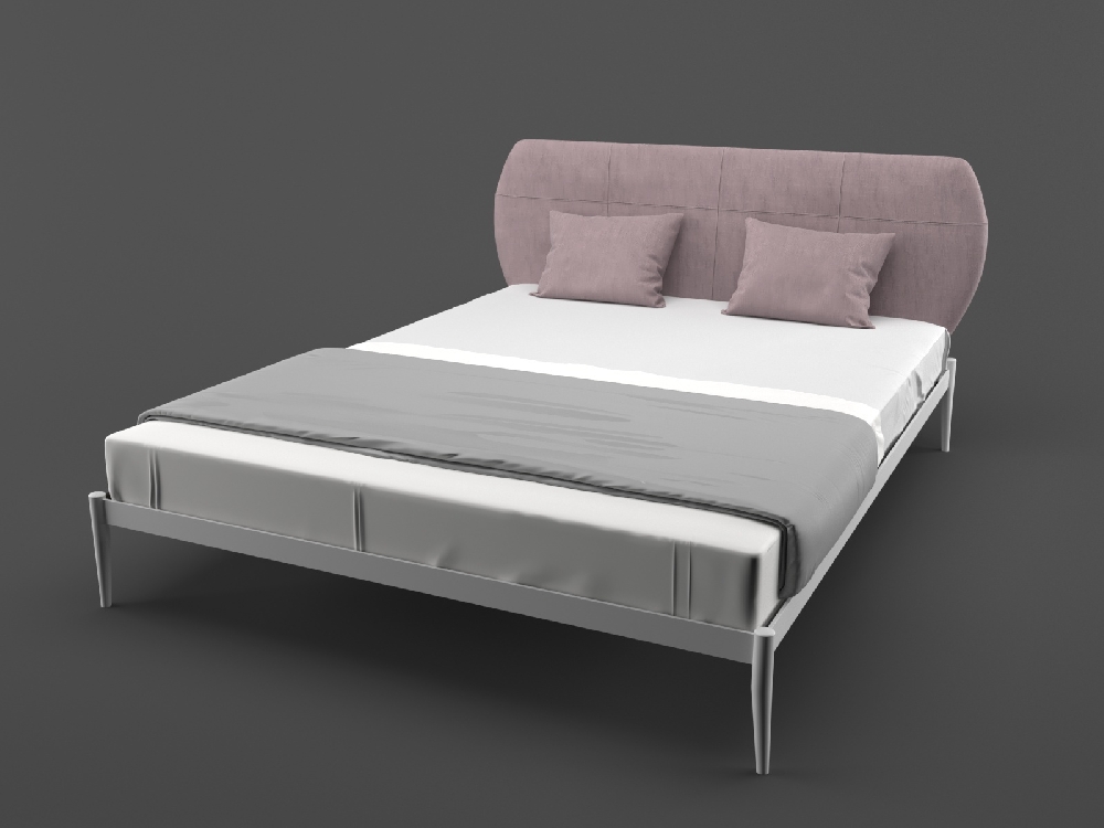 

Кровать MELBI Бьянка 02 180 см x 190 см Белый
