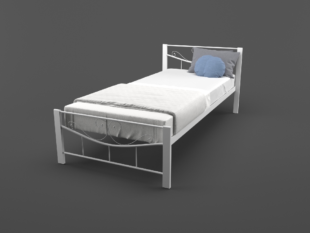

Кровать MELBI Эмили 90 см x 190 см Белый