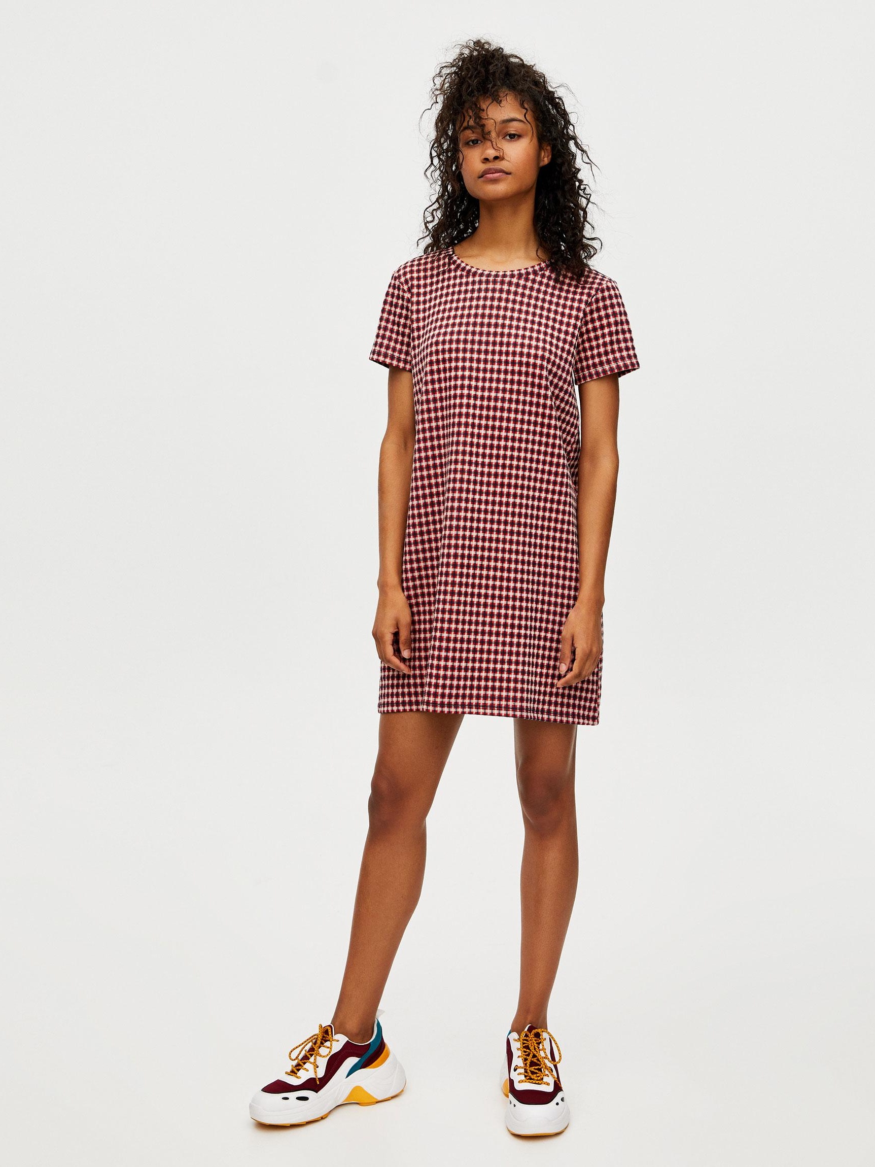 

Платье Pull & Bear 5390/344/600-ABNR S Синее с красным и белым