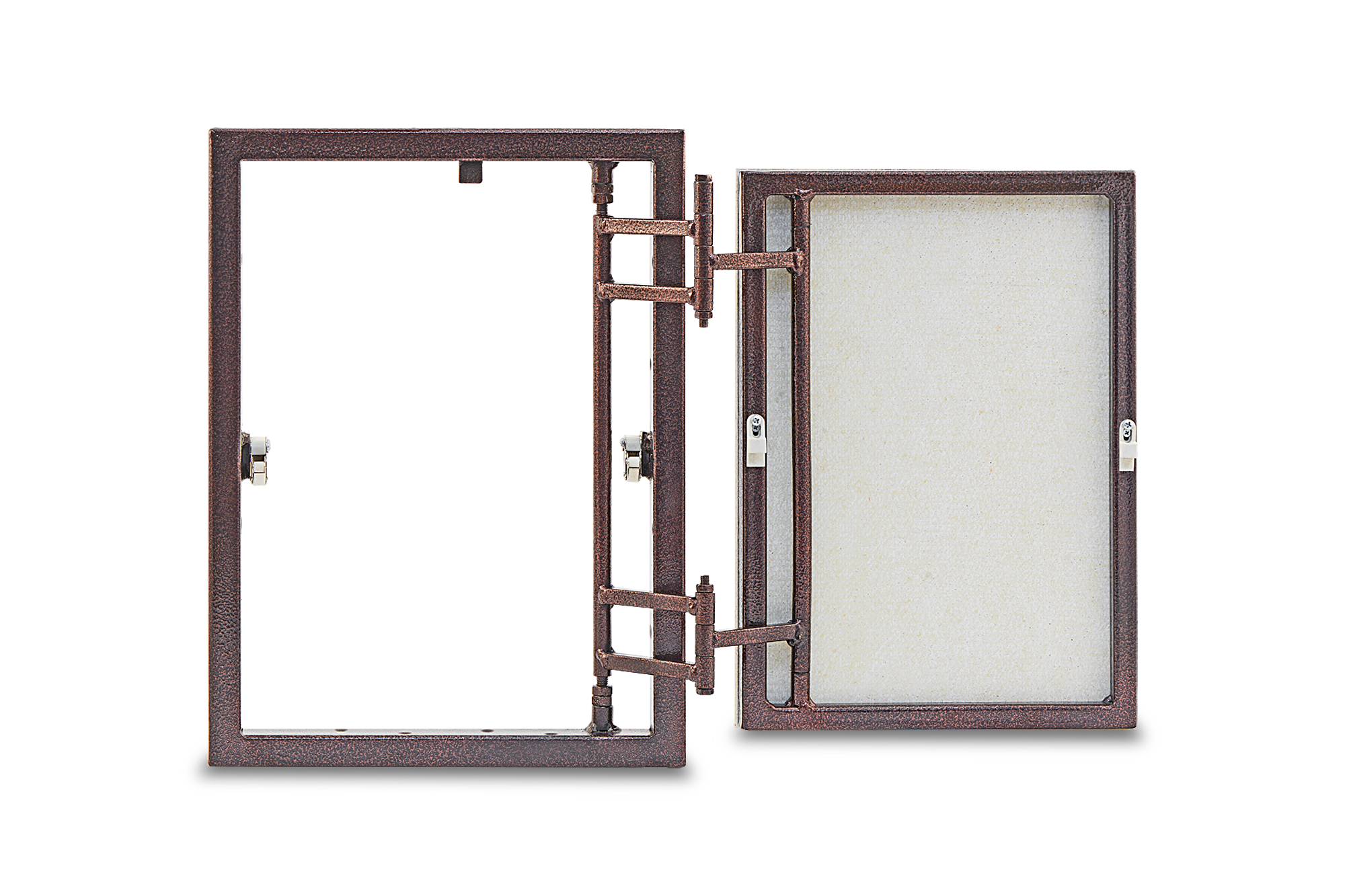 

Люк под плитку настенный нажимной распашной с регулировкой Ткбуд Невидимка 350х650