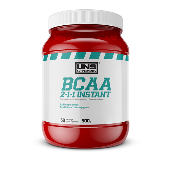 

BCAA UNS BCAA 2-1-1 Instant, 500 грамм Клубника