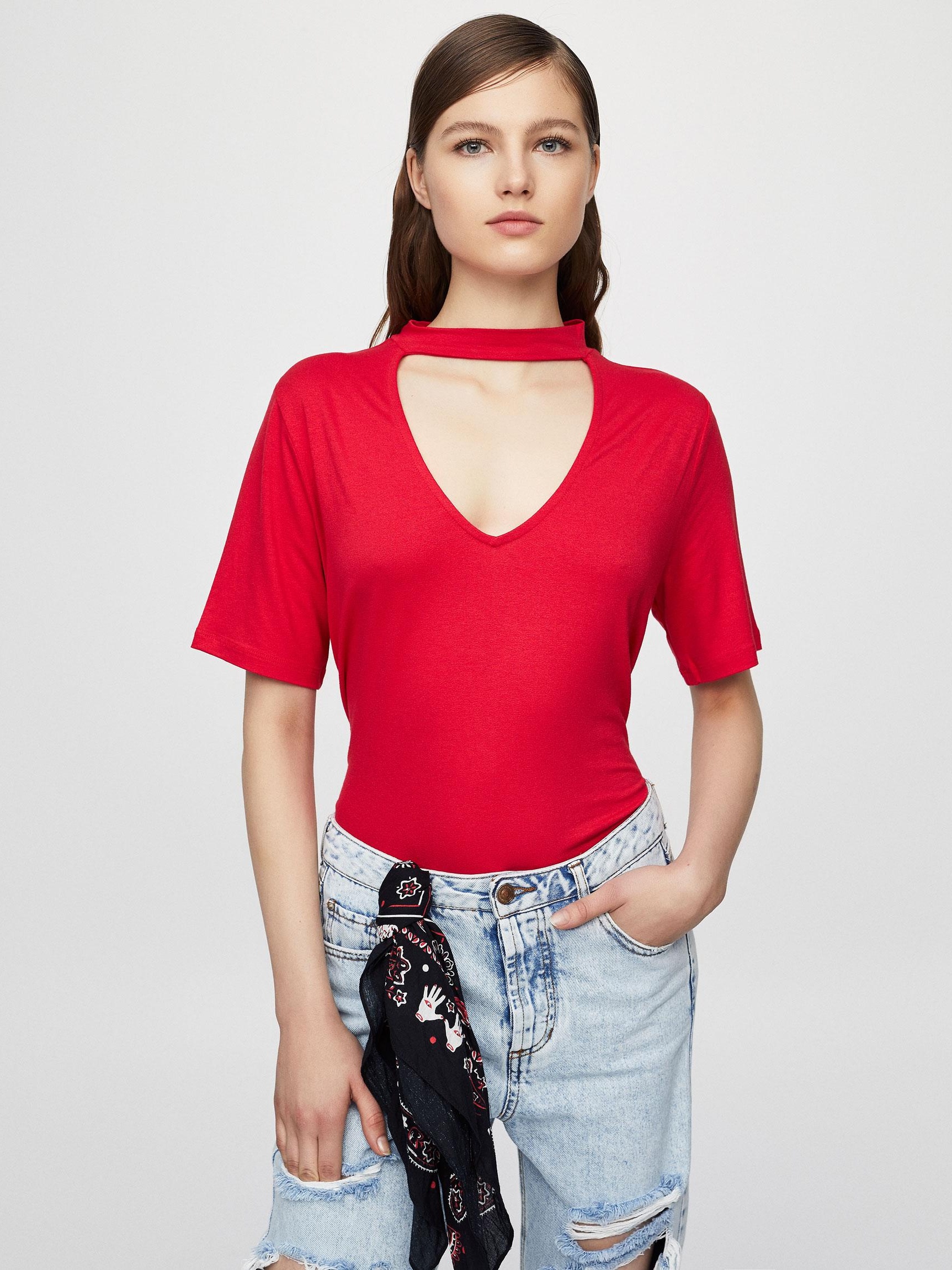 

Футболка Pull & Bear 5236/397/600-ACTP S Алая