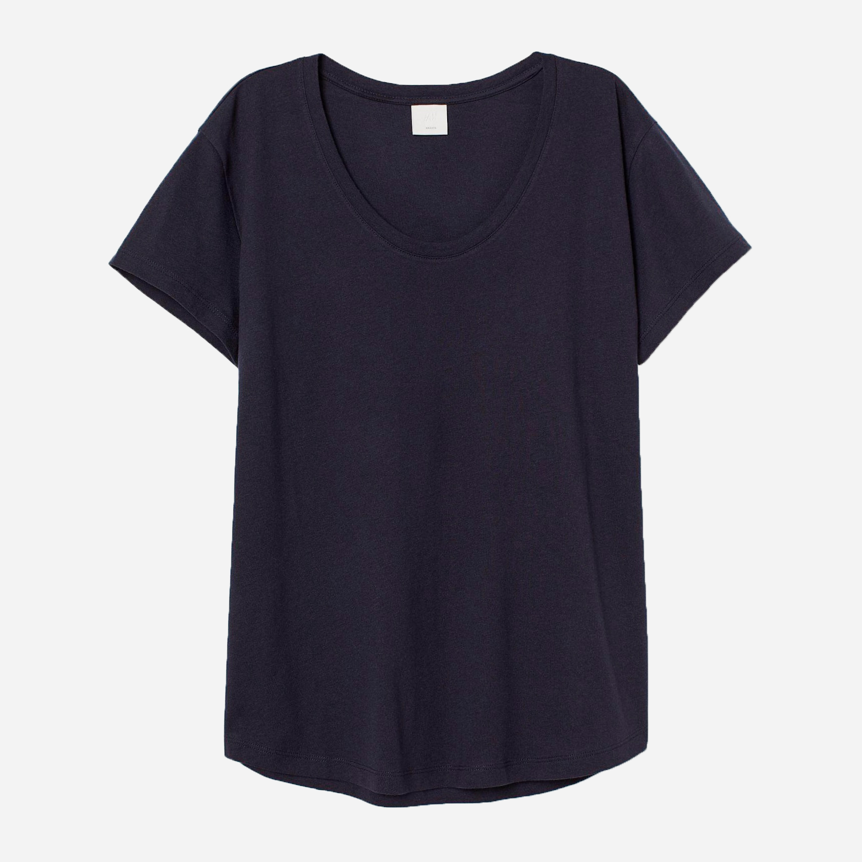

Футболка H&M 8650761-AAQJ S Темно-синяя