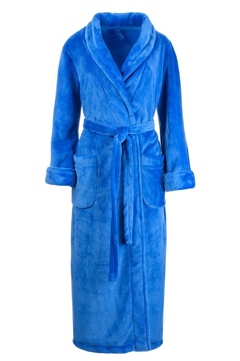 

Халат длинный на запах Шаль однотонный Miss-Podium Синий, Халат длинный на запах Шаль однотонный Miss-Podium Синий 42