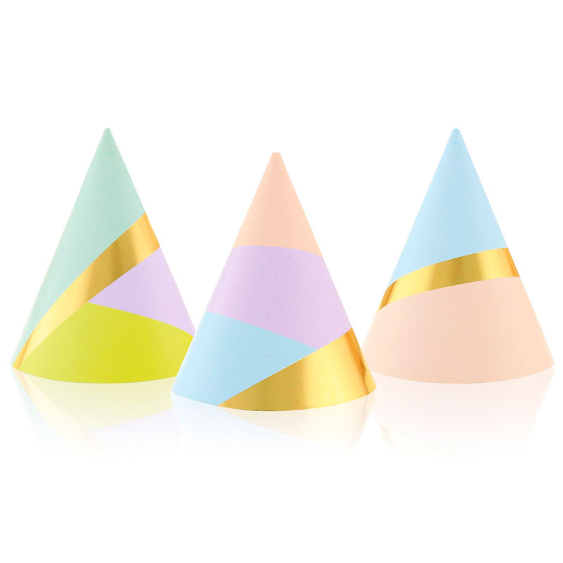 

Ковпачок святковий Пастельна вечірка 6шт/уп 12289