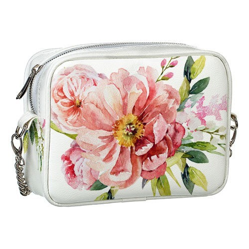 

Сумка на цепочке Cherie Presentville Розовый распустившийся цветок 21x17x7 см