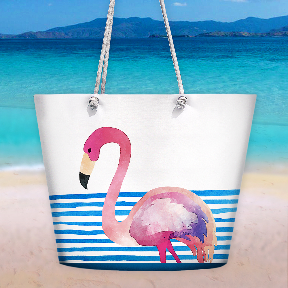 

Пляжная сумка Malibu Presentville Фламинго 50х36х15 см