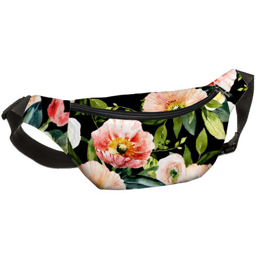 

Сумка на пояс бананка Bumbag Presentville Цветочки 27х16 см