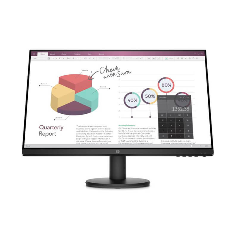 

Монитор HP 23.8" P24v G4 (9TT78AA) IPS Black