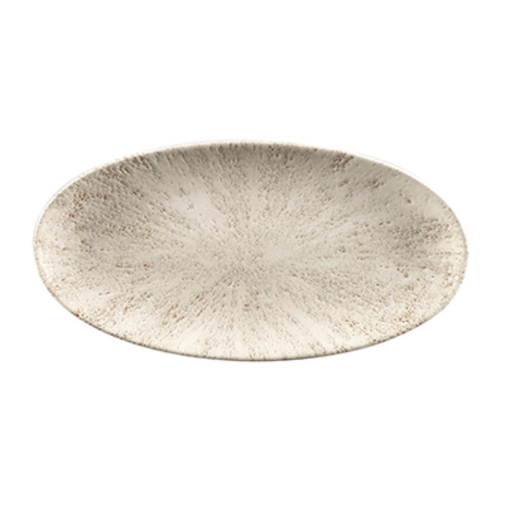 

Блюдо керамическое овальное Churchill Studio Prints Stone Agate Grey STAGOV301