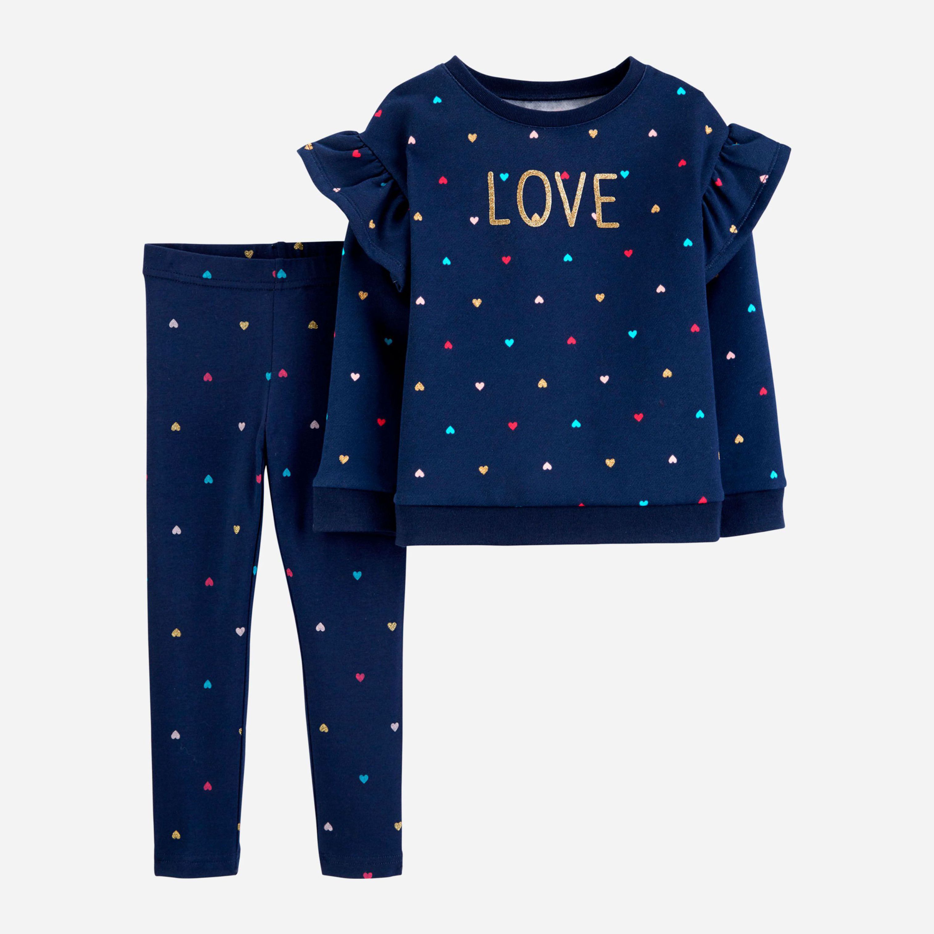 

Костюм (свитшот + брюки) Carters 18376810 76-81 см Синий