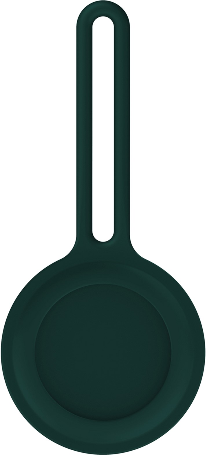 

Брелок - чехол Silicone Long Loop для AirTag Dark Green - Темно-зеленый