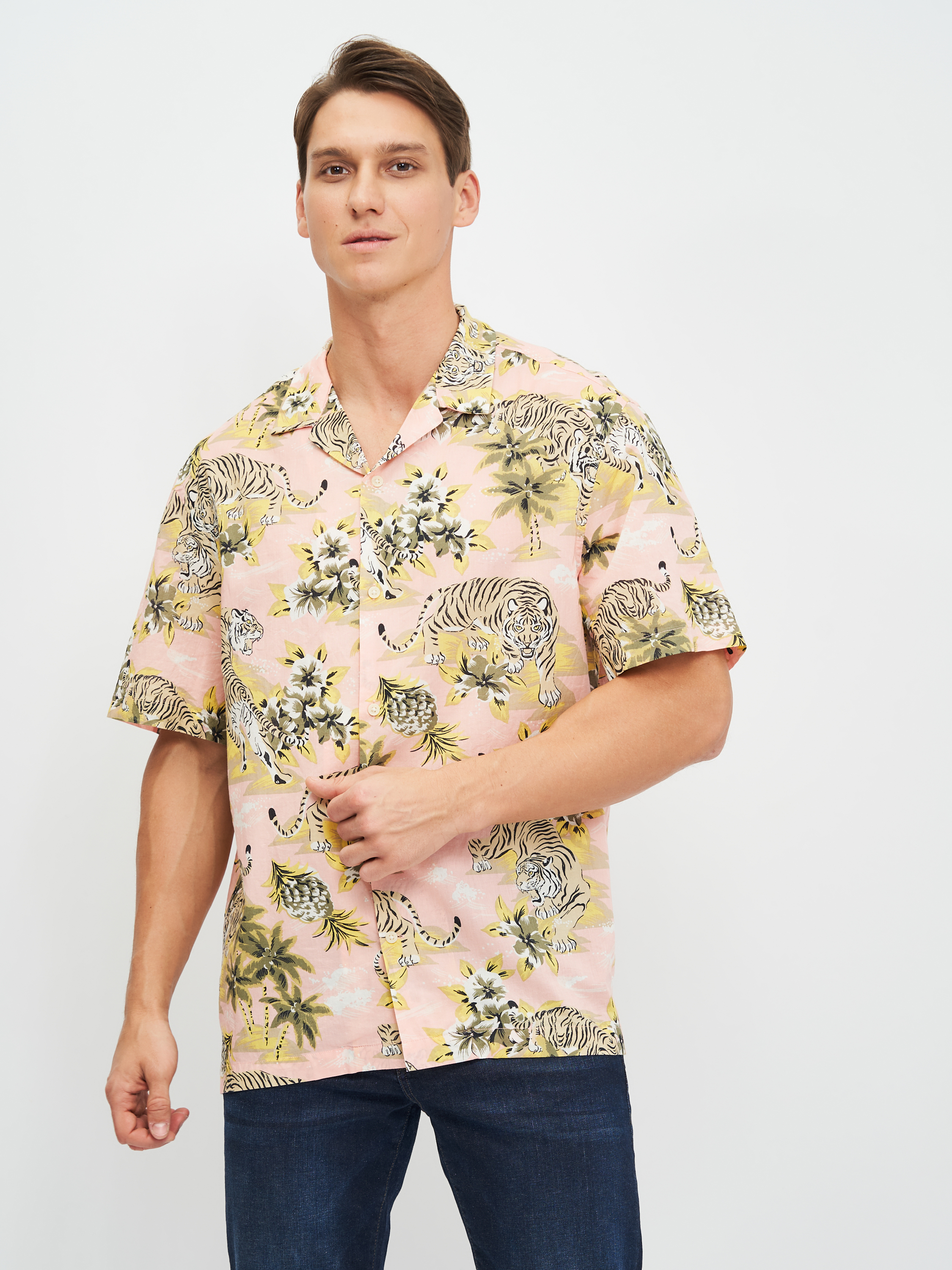 

Рубашка H&M 2404-8189861  Розовая, Рубашка H&M 2404-8189861 L Розовая