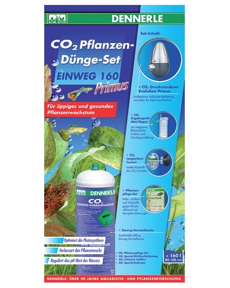 

Комплект для удобрения растений CO2 DENNERLE EINWEG 160 Primus