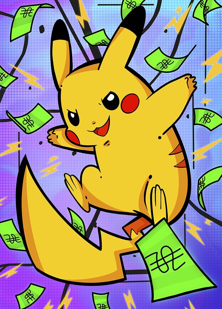 

Картина Xxnois Dollar Pokemon 50х40 см с покрытием акрилом DOLL01