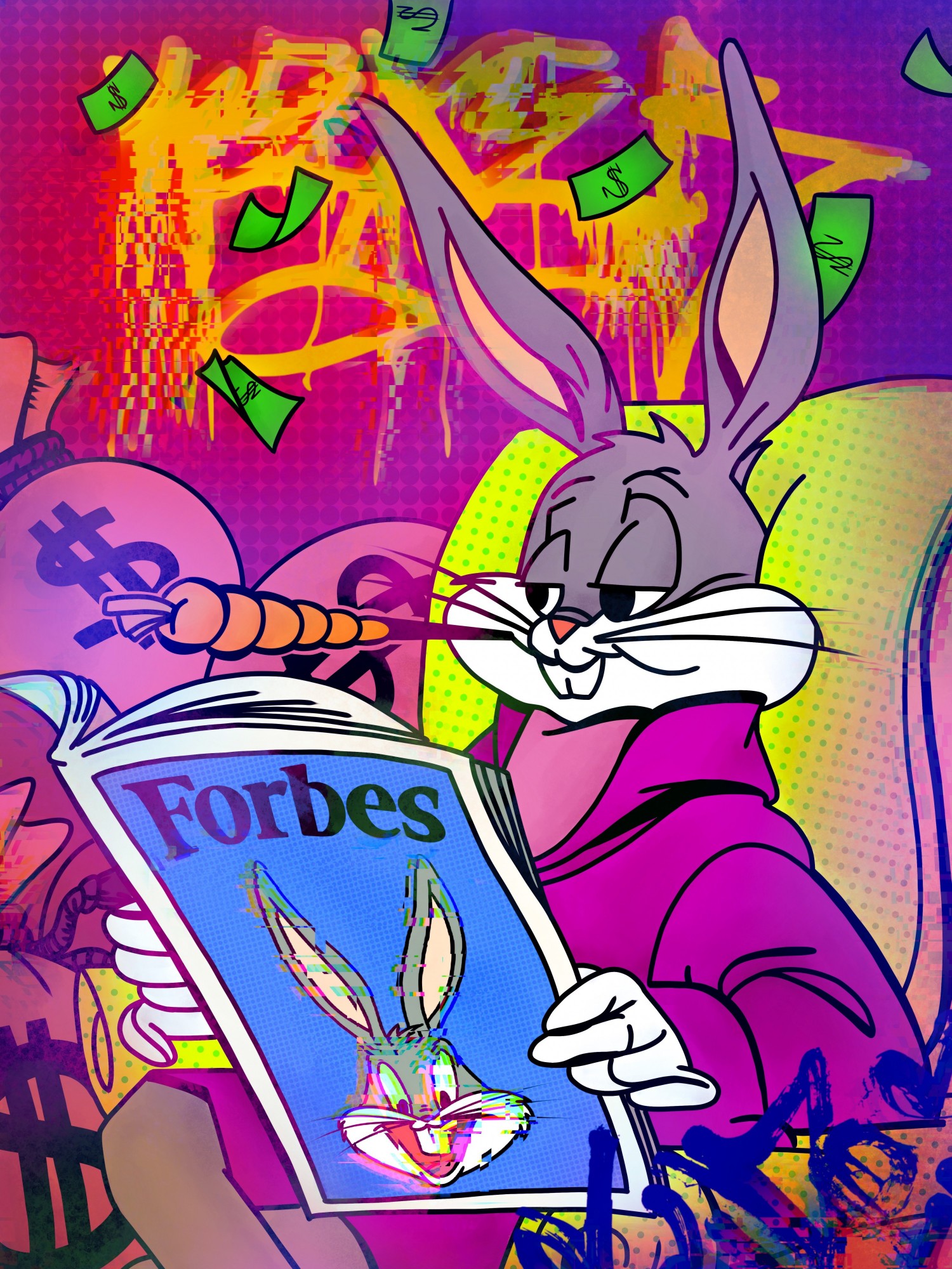 

Картина Xxnois Bunny on relaxation 50х70 см BUN01