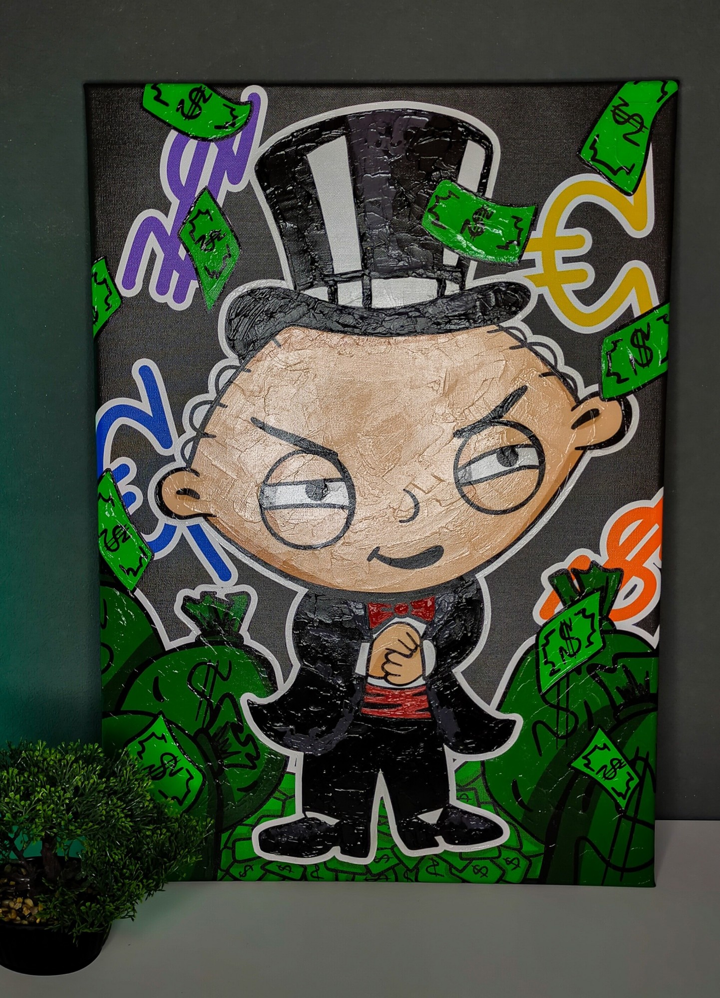 

Картина Xxnois Stewie Griffin.Success 100х70 см с покрытием акрилом STE01