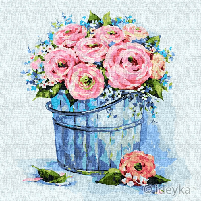 

Картина по номерам Идейка Букет элегантных роз 25х25 см (КНО3126)