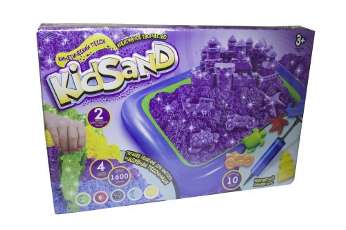 

Кинетический песок "KidSand" + песочница (рус) KS-02-01