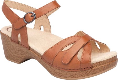 

Женские босоножки Dansko Season Quarter Strap Sandal Camel Full Grain Leather 41