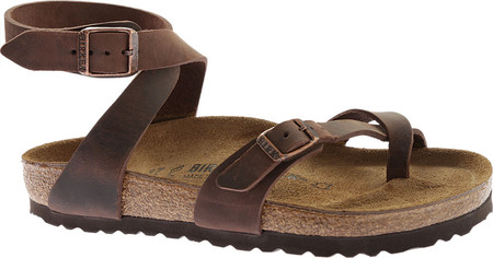 

Женские сандалии Birkenstock Yara Oil Leather Toe Loop Sandal Habana Oiled Leather 42