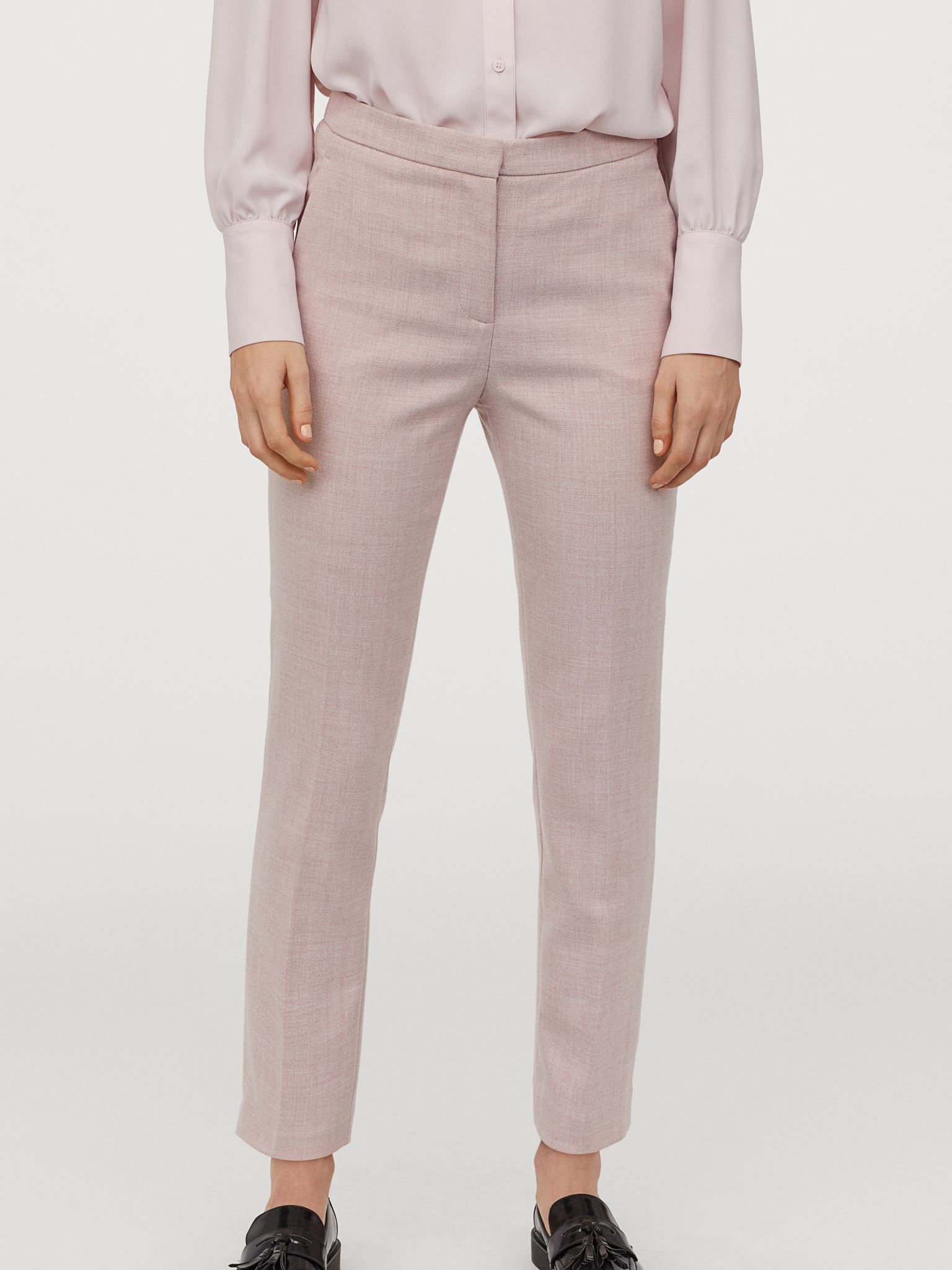 

Брюки H&M 7083111RP7  Пудровые, Брюки H&M 7083111RP7 36 Пудровые