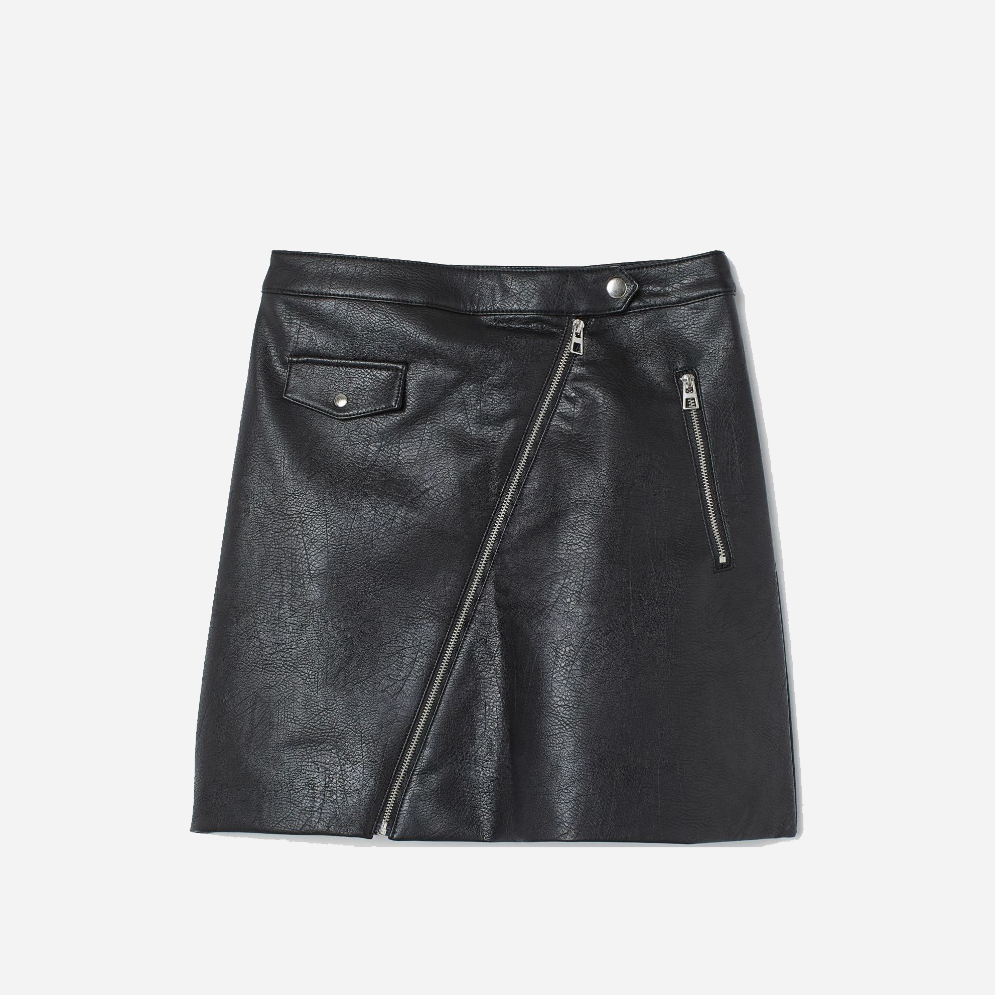 

Юбка из искусственной кожи H&M 7871810sm 34 Черная