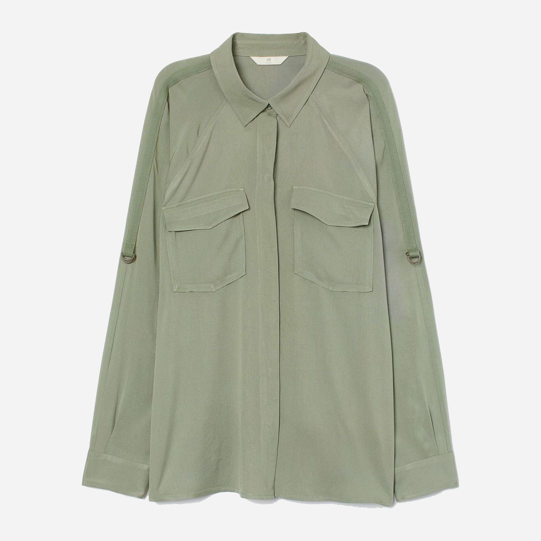 

Рубашка H&M 8115291sm  Хаки, Рубашка H&M 8115291sm 40 Хаки