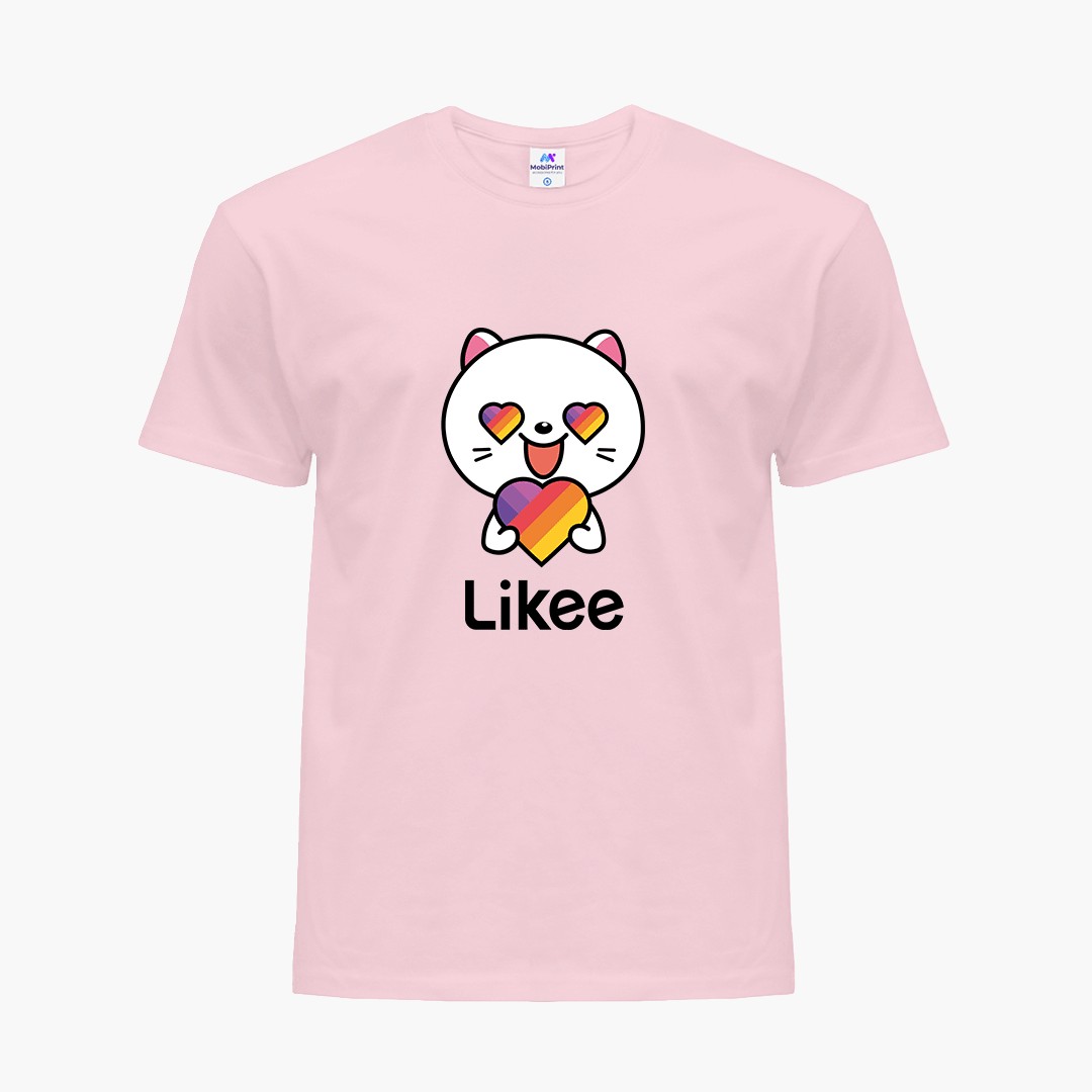 

Детская футболка Лайк Кот (Likee Cat) (25186-1036) 134-140 см Хлопок Розовый