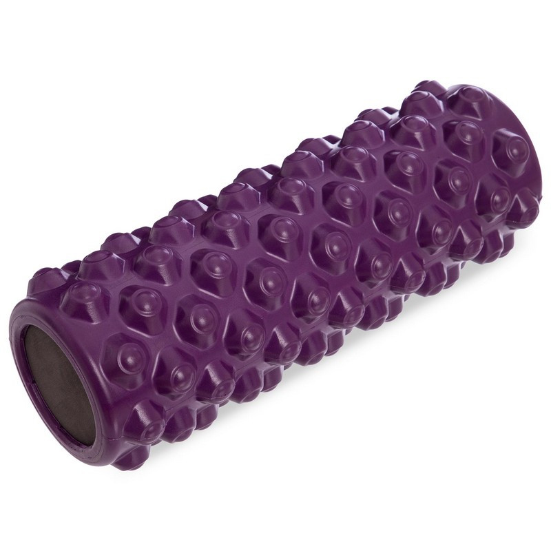 

Массажный ролик для рук и ног роллер Grid Bubble Roller Zelart My Fit 36x14 см FI-5714 Violet