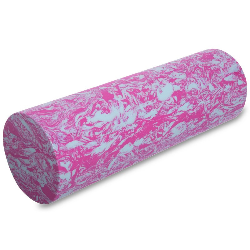 

Массажный ролик роллер гладкий Foam Roller Zelart My Fit 45x15 см FI-1732 Pink-Blue