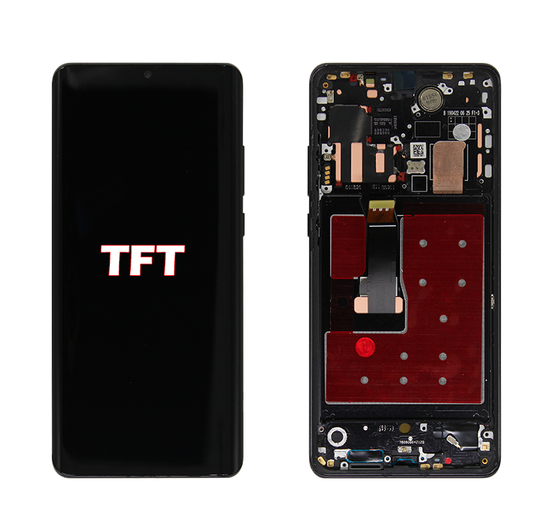 

Дисплей + Сенсор с передней панелью для Huawei P30 Pro (VOG-L09 / VOG-L29) Black TFT