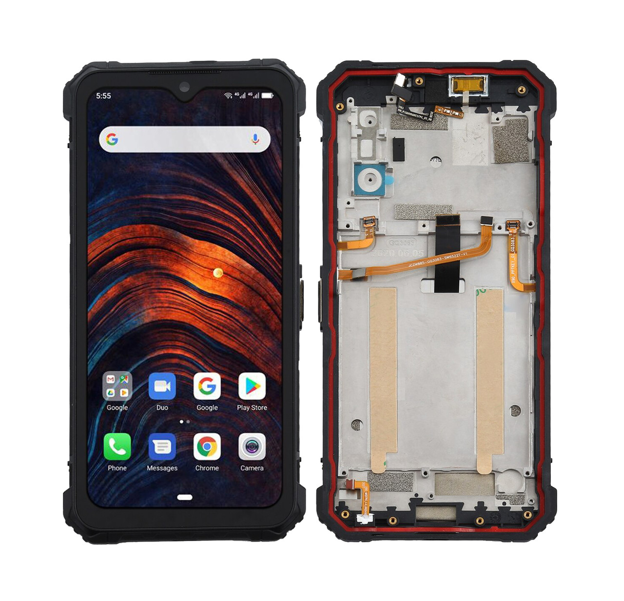 

Дисплей + сенсор с передней панелью для Ulefone Armor 7 / 7E Black