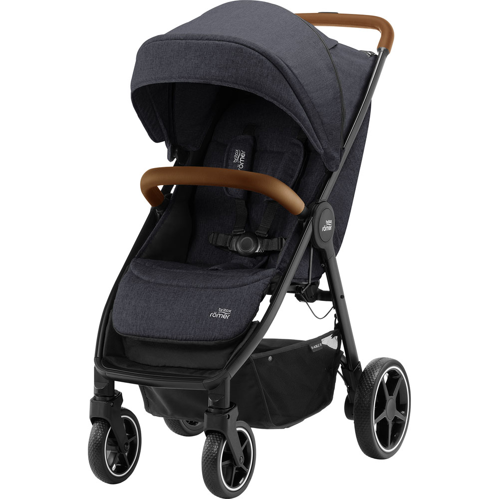 

Прогулочная коляска BRITAX ROMER B-AGILE R(Black Shadow/Brown)