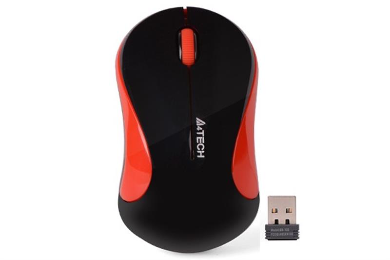 

Мышь беспроводная A4Tech G3-270N Black/Red USB V-Track